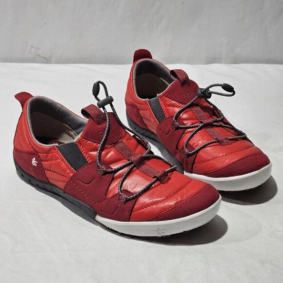 Cushe Pad IT Out Cinch Lace Red Sneakers Puff Shoe Women's Size US 11 EU 42 - Picture 1 of 9